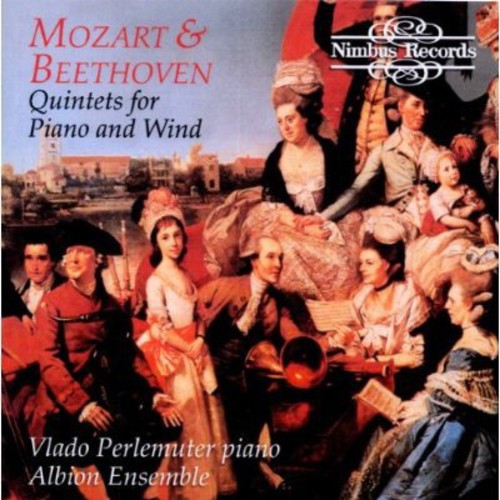 the album cover for Beethoven / Perlemuter / Albion Wind - Quintets-Pno & Wind