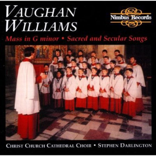 the album cover for Vaughan Will / Christ Church Oxford Englan - Mass in G minor