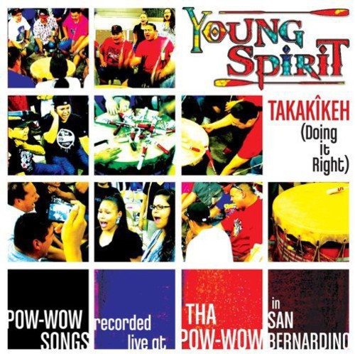 the album cover for Young Spirit - Takakikeh (Doing It Right)
