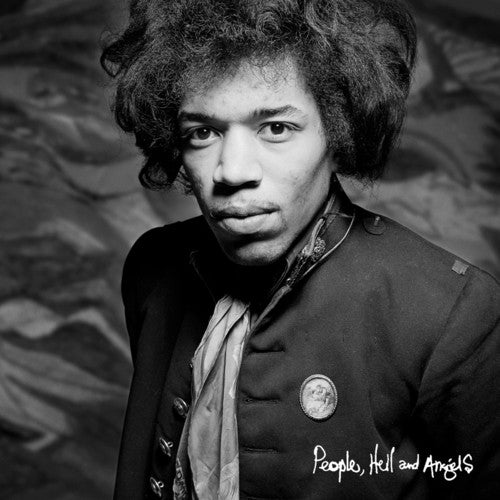 the album cover for Jimi Hendrix - People, Hell and Angels