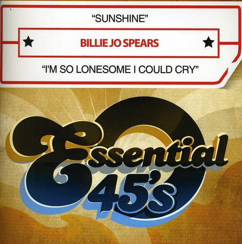 the album cover for Billie Jo Spears - Sunshine / I'm So Lonesome I Could Cry