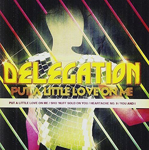 the album cover for Delegation - Put a Little Love on Me