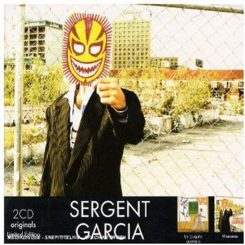 the album cover for Sergent Garcia - Mascaras/Un Poquito Quema'o [Import]