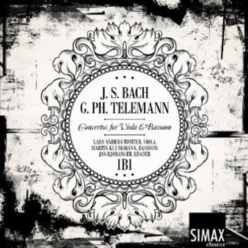 the album cover for Bach / Bjoranger - Concertos for Viola & Bassoon