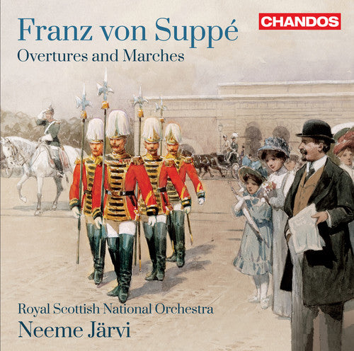 the album cover for Suppe / Royal Scottish National Orchestra / Jarvi - Overtures & Marches