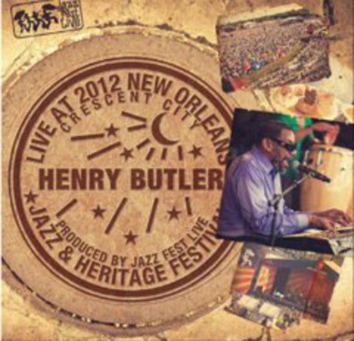the album cover for Henry Butler - Live at Jazzfest 2012