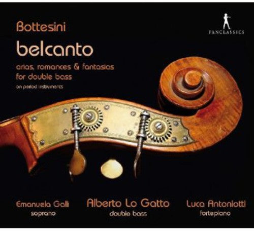 the album cover for Luca Antoniotti - Arias Romances & Fantasias for Double Bass