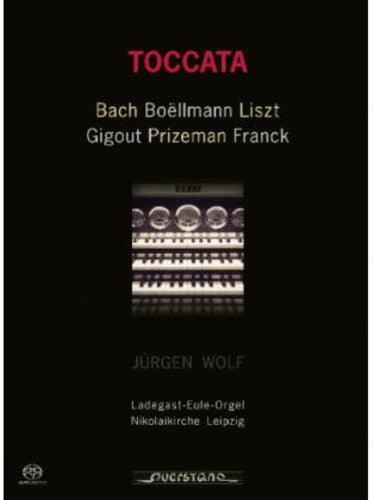 the album cover for J Bach S / Wolf - Toccatas