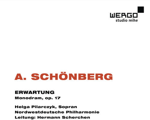 the album cover for Nordwestdeutsche Philharmonie - Erwartung Op 17