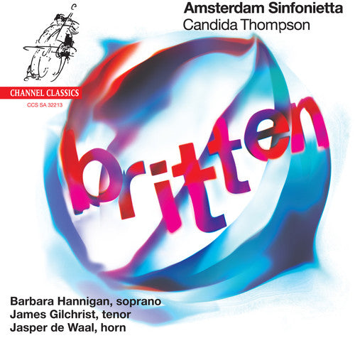 the album cover for Barbara Hanningan - Britten (Hybr)