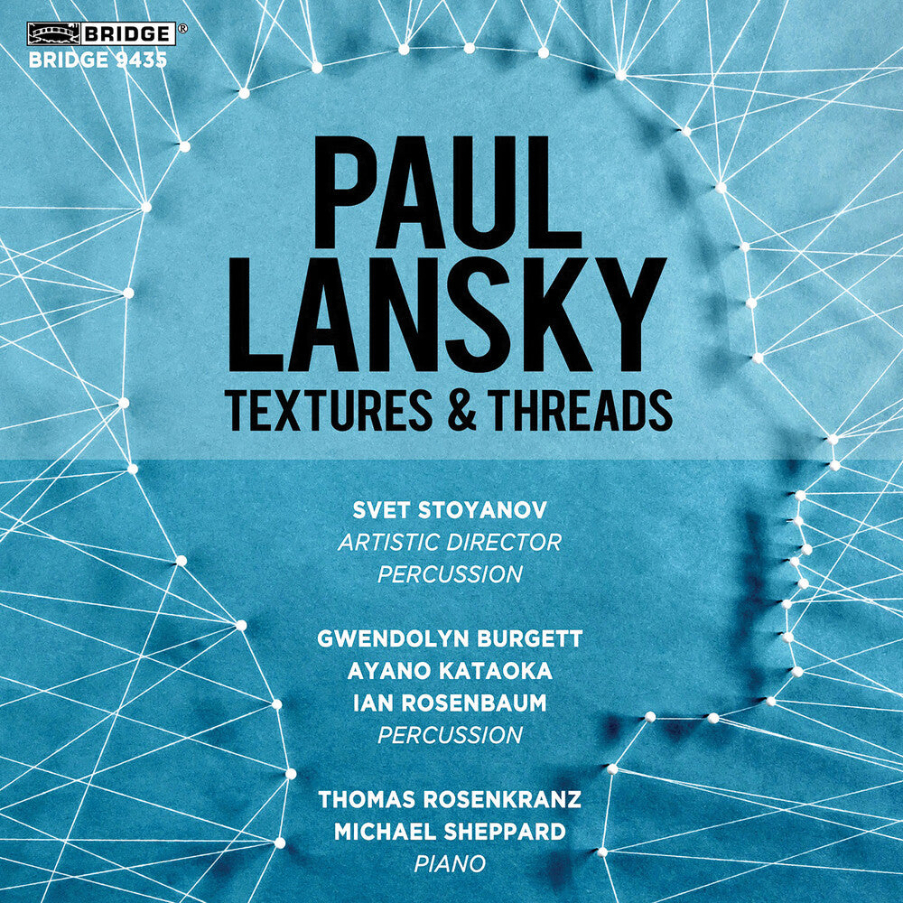 the album cover for Lansky / Burgett / Stoyanov - Textures & Threads