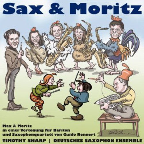 the album cover for German Saxophone Ensemble - Max & Moritz