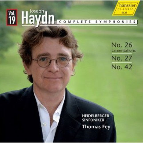 the album cover for Heidelberg Symphony Orchestra - Haydn Complete Symphonies 19