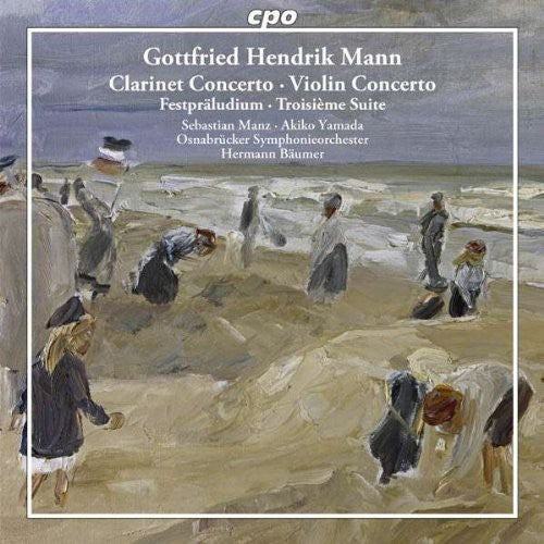the album cover for Hermann Baumer - Orchestral Works