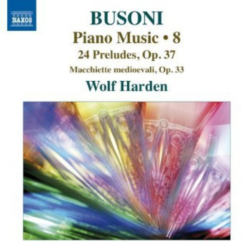 the album cover for Wolf Harden - Piano Music 8