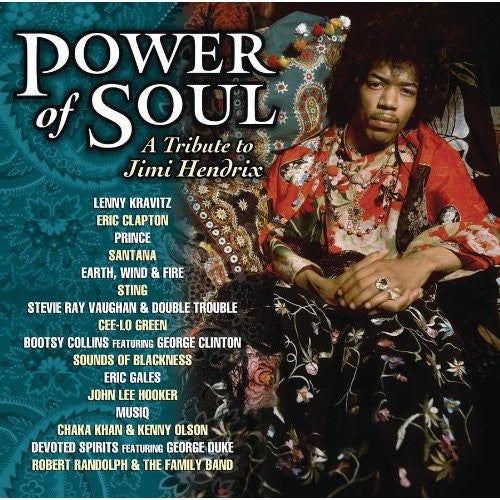 the album cover for Power Of Soul A Tribute To Jimi Hendrix - Power Of Soul: A Tribute To Jimi Hendrix