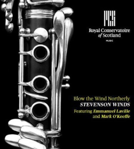 the album cover for Francaix / Stevenson Winds - Blow the Wind Northerly