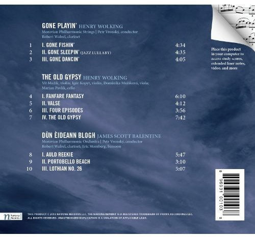the album cover for Wolking / Moravian Philharmonic Orchestra - Cross Connection