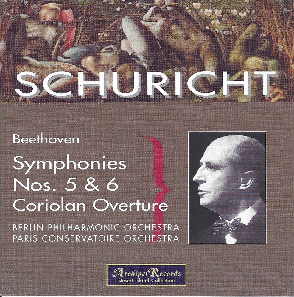 the album cover for Beethoven / Schuricht - Sinfonien 5 & 6 Corolian Ovt