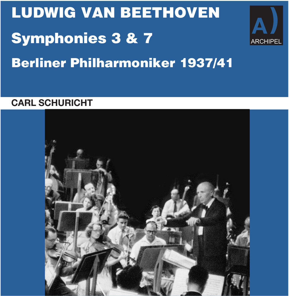 the album cover for Berlin Philharmonic Orchestra - Sinfonie 3 & 7 / Berliner