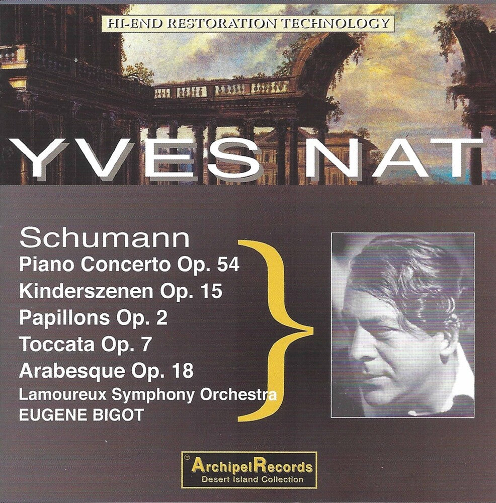 the album cover for Schumann / Nat - Klavierkonzert Kinderszenen
