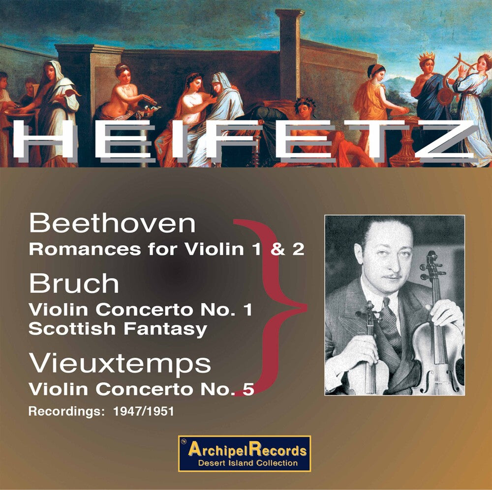 the album cover for Beethoven / Heifetz - Violinkonzerte Und