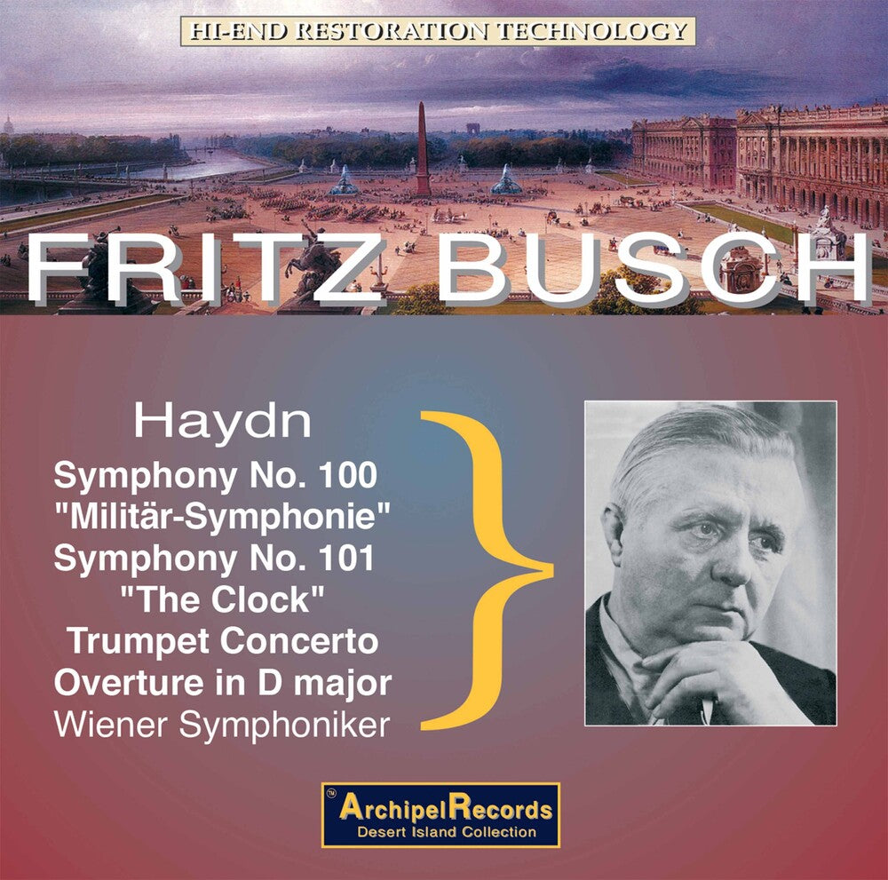 the album cover for Fritz Busch - Sinfonie 100 101 U. Tromp