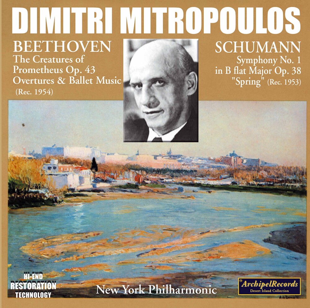 the album cover for Dimitri Mitropoulos - Prometheus Ovtr & Ballet