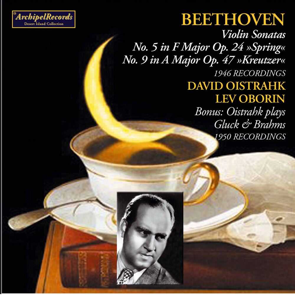 the album cover for David Oistrakh - VLN Sons 5 & 9 Gluck