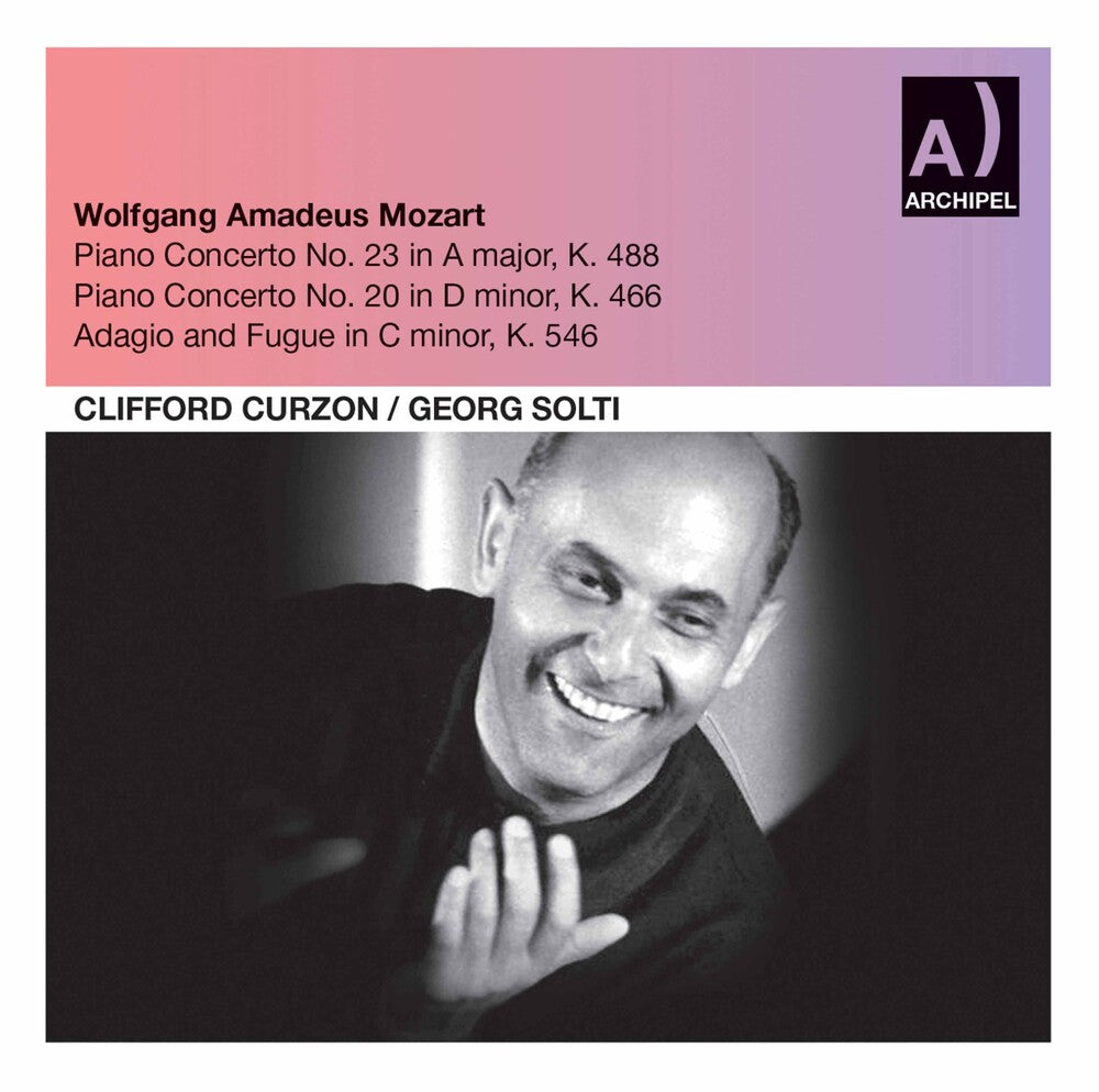 the album cover for CLIFFORD CURZON - Klavierkonzerte 23 & 20