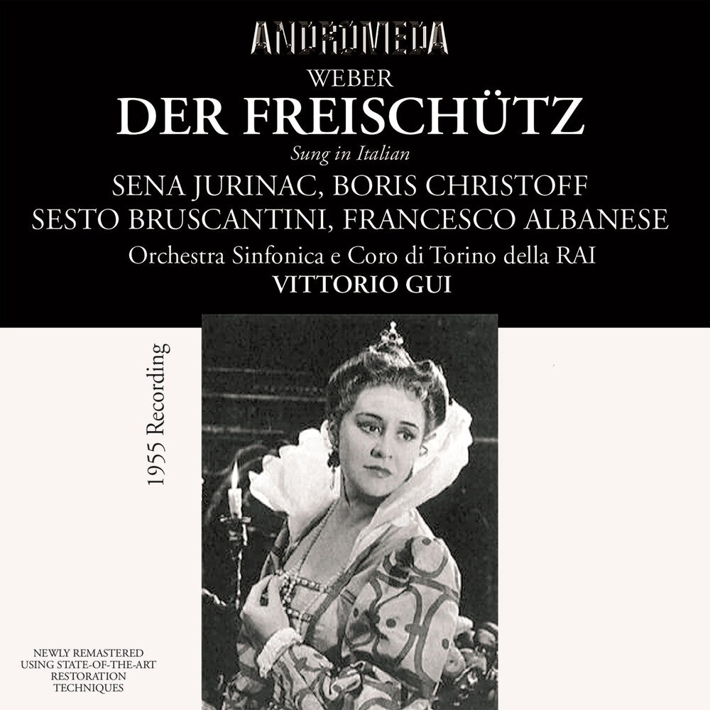 the album cover for Weber / Jurinac / Christoff / Bruscantini - Der Freischutz (Sung in Italian)