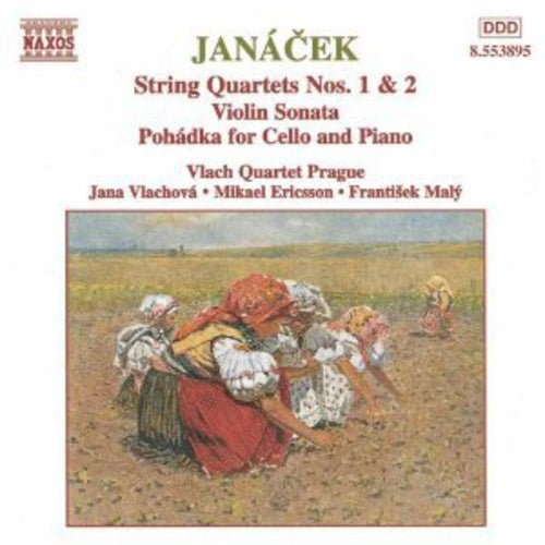 the album cover for Vlach Quartet Prague - String Quartets 1 & 2 / Pohadka for Cello & Piano