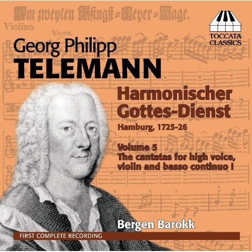 the album cover for Bergen Baroque - Harmonischer Gottes-Dienst / Six Cantatas 5