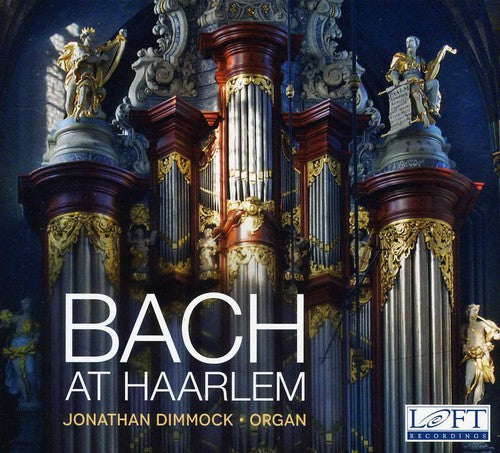 the album cover for Jonathan Dimmock - Bach at Haarlem