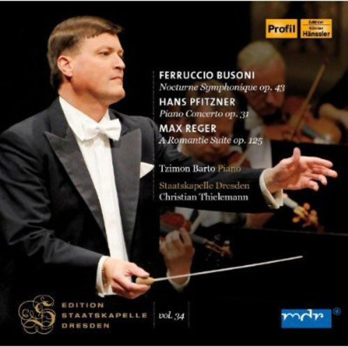 the album cover for Roberto Scandiuzzi, Bass - Edition Staatskapelle Dresden 34: Busoni Pfitzner
