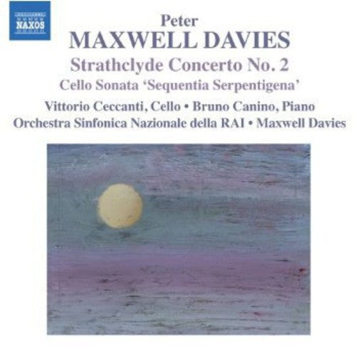 the album cover for Vittorio Ceccanti - Strathclyde Concerto No 2 for Cello & Orchestra