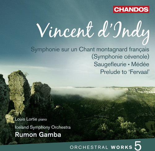 the album cover for LOUIS LORTIE - Orchestral Works 5