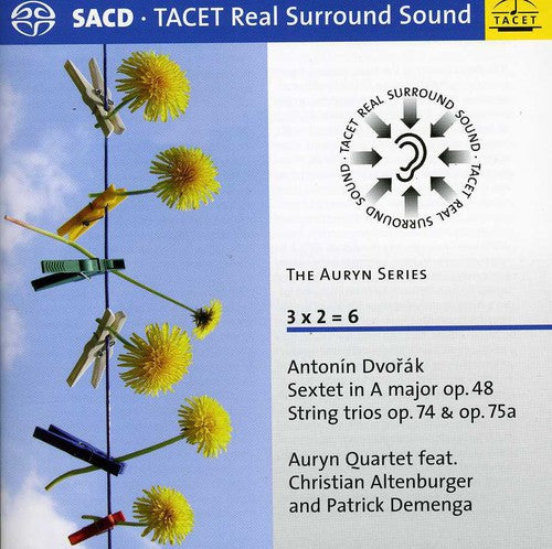 the album cover for Dvorak / Auryn Quartet / Altenburger - 3 X 2 = 6