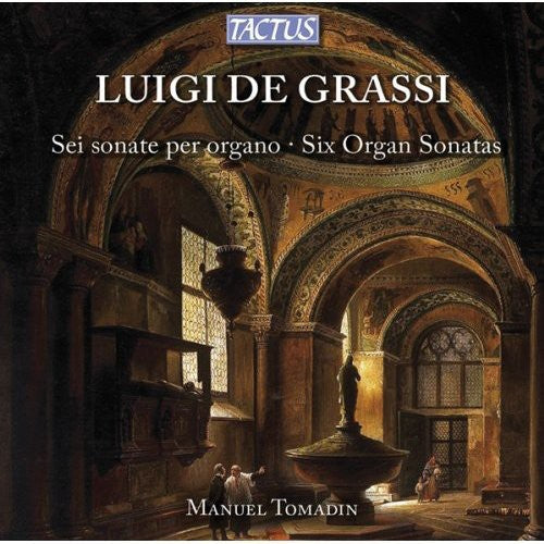 the album cover for Manuel Tomadin - Six Organ Sonatas