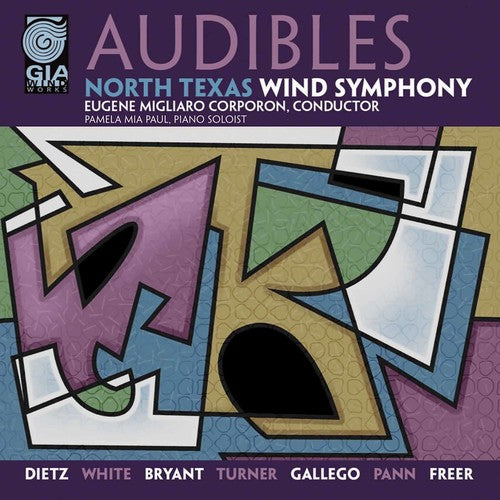 the album cover for Dietz / North Texas Wind Sym / Corporon - Audibles