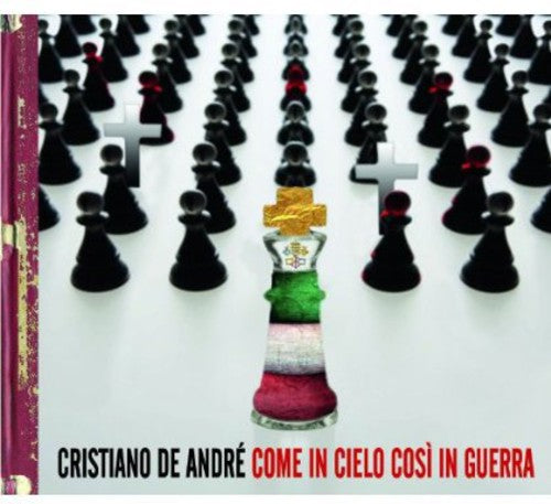 the album cover for De Cristiano Andre - Come In Cielo Cosi' In Guerra [Import]