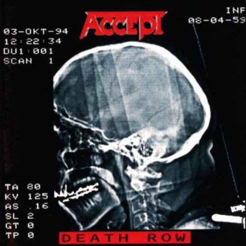 the album cover for Accept - Death Row [Import]