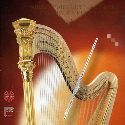 the album cover for Moszynski / Sikorzak-Olek / Rust / Massenet - Works for Flute & Harp