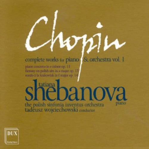 the album cover for Tadeusz Wojciechowski - Complete Works for Piano & Orchestra 1