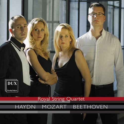 the album cover for Royal String Quartet - Haydn Mozart Beethoven