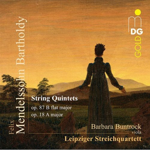 the album cover for Mendelssohn / Leipzig String Quartet - Quintets