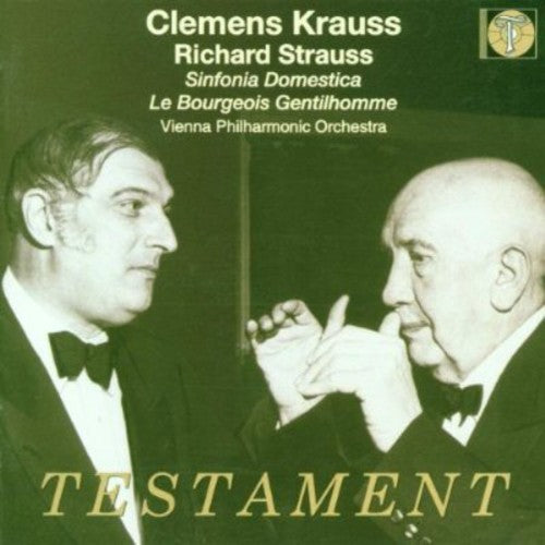 the album cover for R Strauss - Sinfonia Domestica