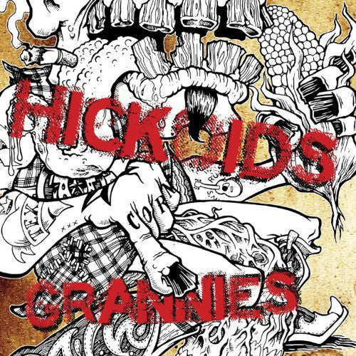 the album cover for Hickoids/The Grannies - 300 Years of Punk Rock
