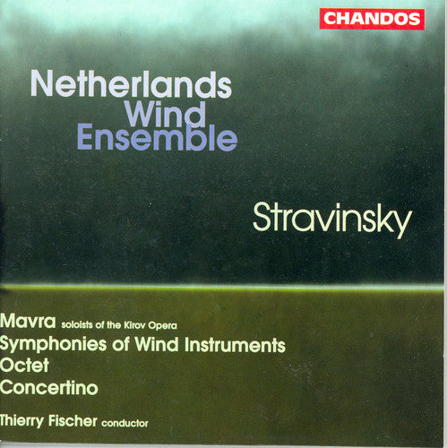 the album cover for Thierry Fischer - Mavra / Octet / Concertino