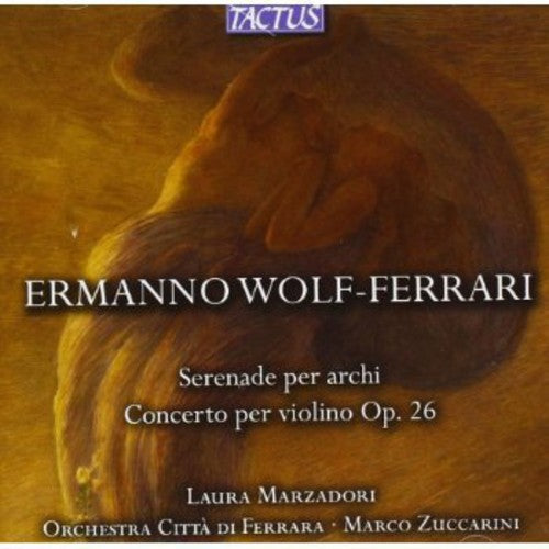 the album cover for Marco Zuccarini - Serenade for Strings / Concerto for Violin Op 26